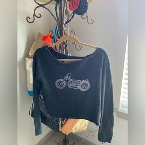 Cozy biker pullover